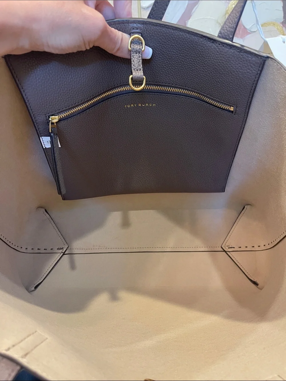 NWT Tory Burch McGraw Leather Tote